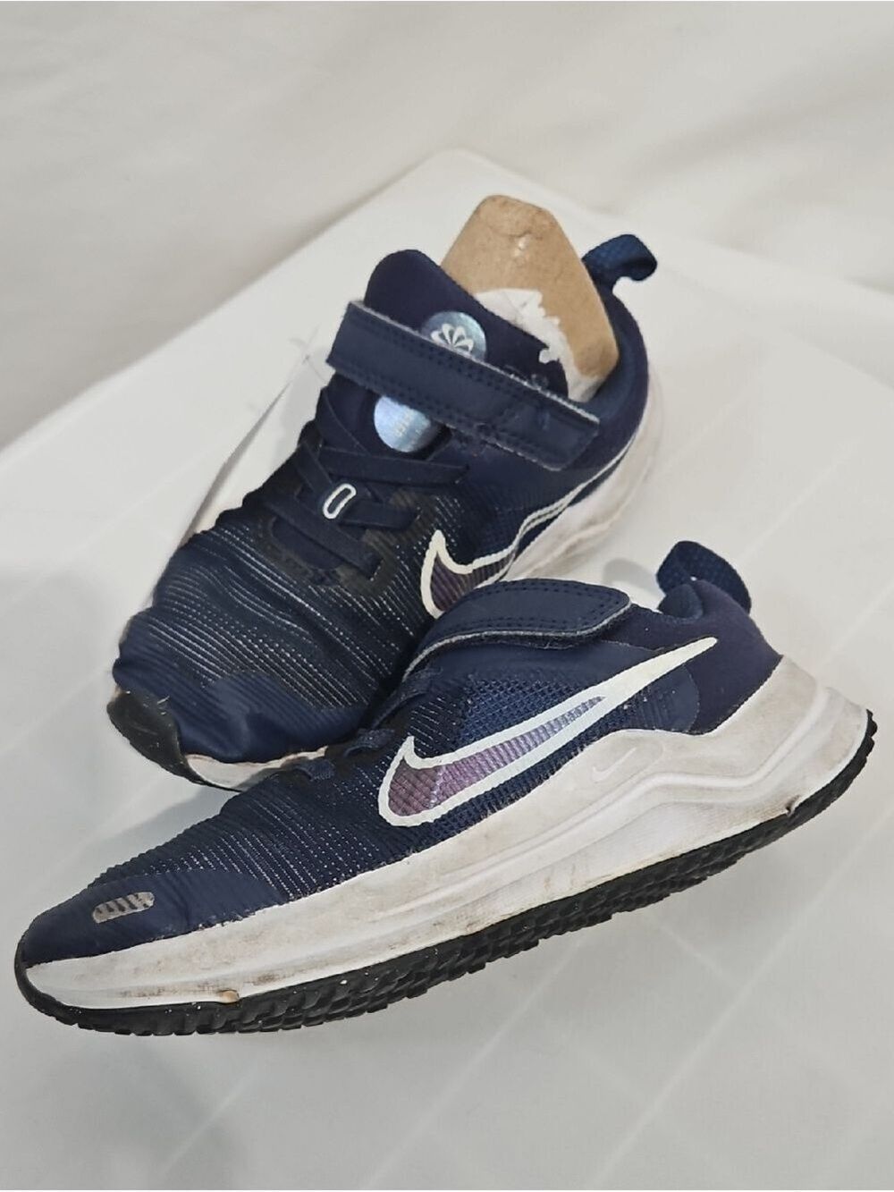 Nike Downshifter 12Younger Kids' Shoes Blue Sneakers Circular Fashion Pre-loved - Picture 4 of 17